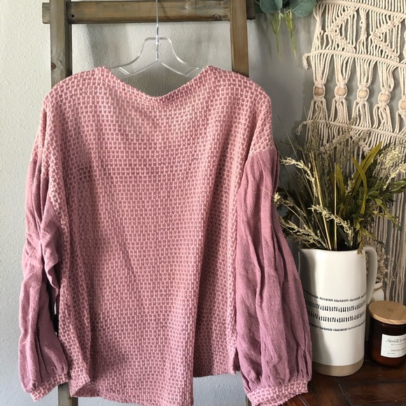 Mauve flowy shirt - Picture 2 of 3